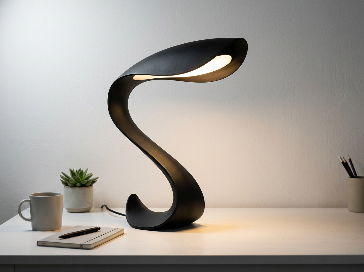 Page: Wattnou -  Bureaulampen - Lampen. Context: Dyberg Larsen Ocean tafellamp - zwart € 59,99 In wi