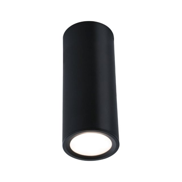 Paulmann "Barrel" LED plafondlamp - 3-staps dimbaar - 470lm - 2700K - zwart