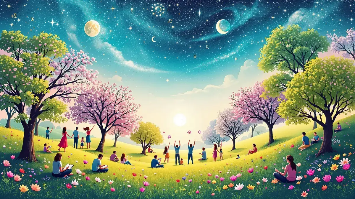 Wat de lente van 2025 voor jouw sterrenbeeld in petto heeft: onthullingen van een astrologen
