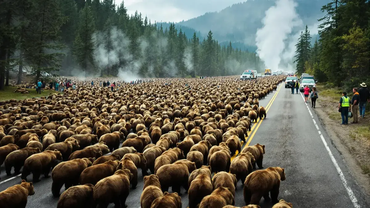 Wetenschappers maken zich zorgen om het mysterieuze gedrag van beren in Yellowstone